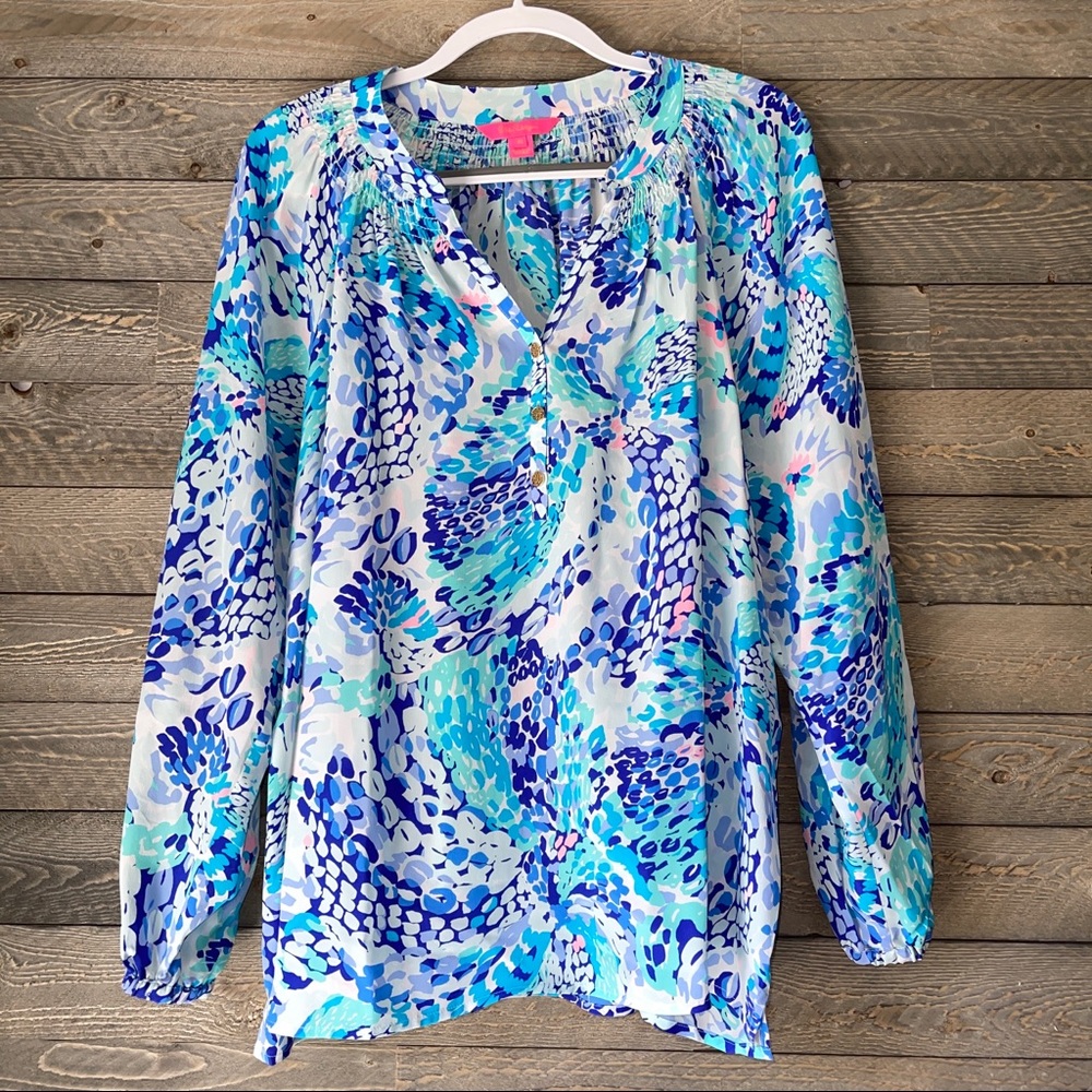 🩵🩷EEUC Lilly Pulitzer Elsa Top🩷🩵